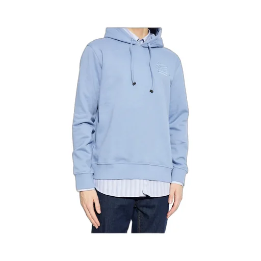 Etro Pegaso Embroidered Drawstring Hoodie