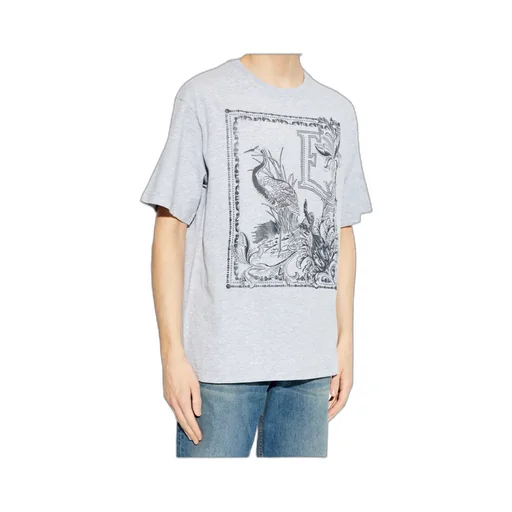 Etro Graphic Printed Crewneck T-Shirt