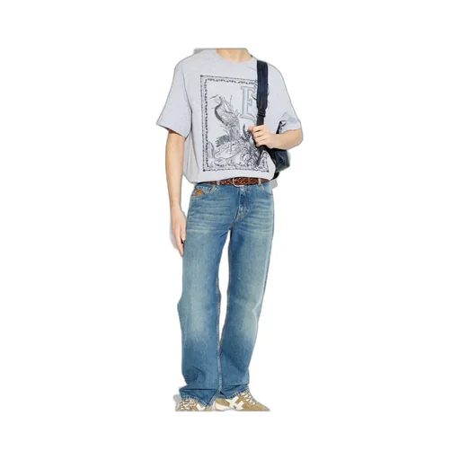 Etro Graphic Printed Crewneck T-Shirt