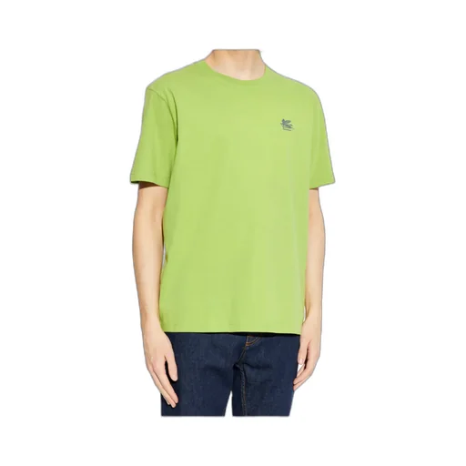 Etro Pegaso Printed Crewneck T-Shirt