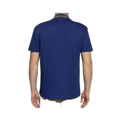 Versace Medusa-Embroidered Short-Sleeved Polo Shirt