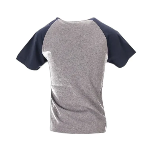 Raglan-Sleeve Buttoned T-Shirt