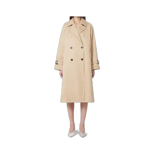 Long-Sleeved Trench Coat