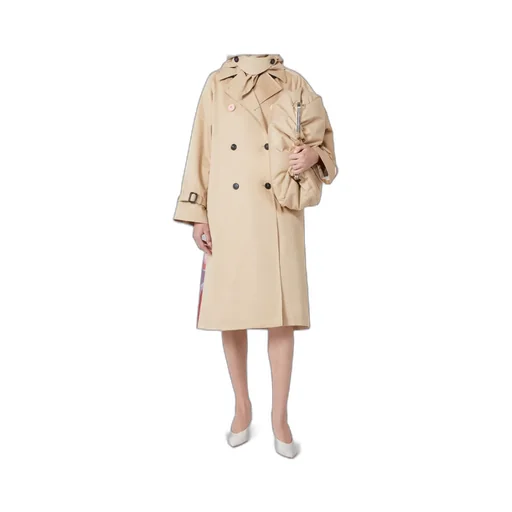 Long-Sleeved Trench Coat
