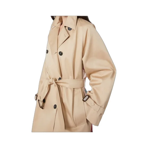 Long-Sleeved Trench Coat
