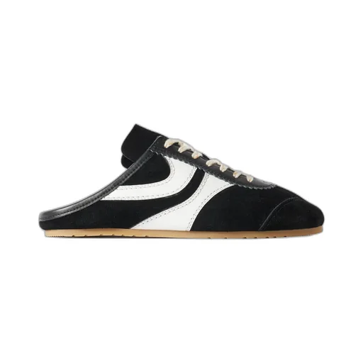 Dries Van Noten Round Toe Lace Up Sneakers