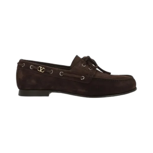 Valentino Square Toe Slip-On Loafers