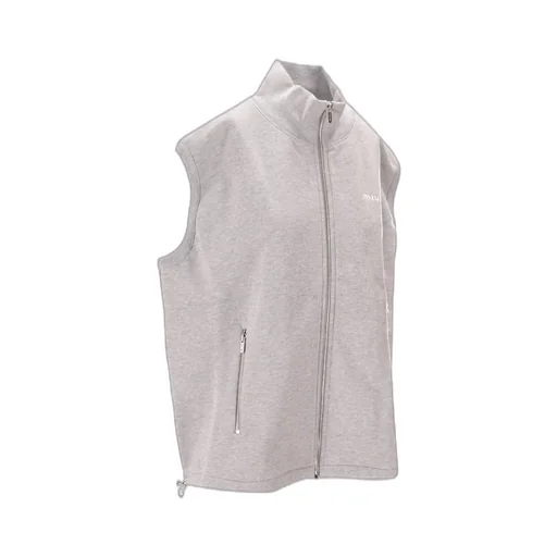 Zipped Sleeveless Sweatshirt