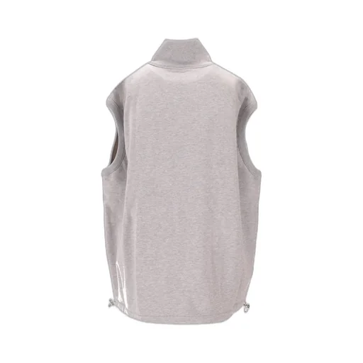Zipped Sleeveless Sweatshirt