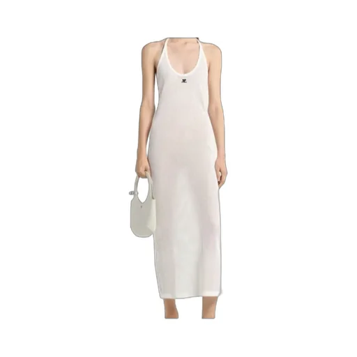 Halter Neck Spaghetti Strap Maxi Dress
