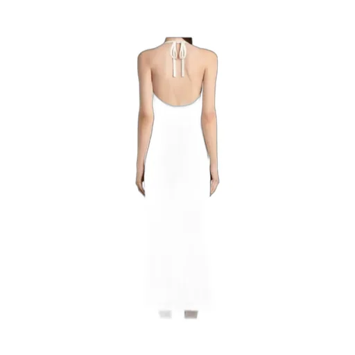 Halter Neck Spaghetti Strap Maxi Dress
