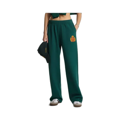 Ny Crest Embroidered Wide Sweatpant