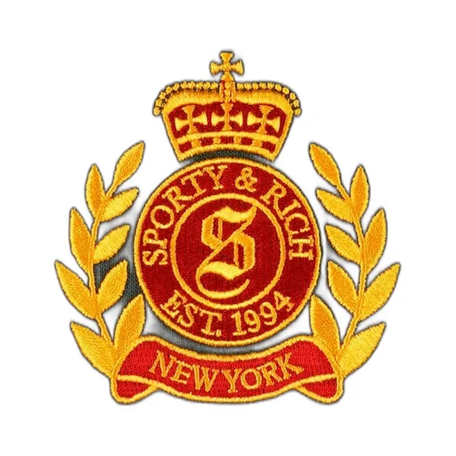 Ny Crest Embroidered Wide Sweatpant