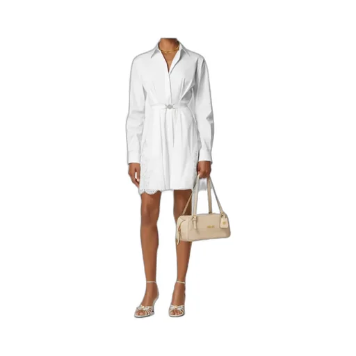 Versace Lace Inserts Shirt Dress
