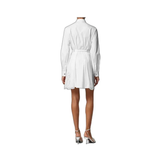 Versace Lace Inserts Shirt Dress