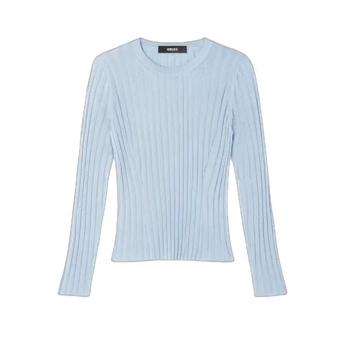 Versace Ribbed Knit Crewneck Top