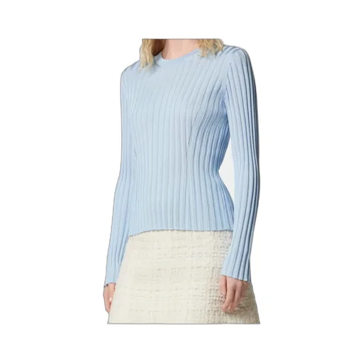 Versace Ribbed Knit Crewneck Top
