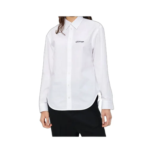 Logo Embroidered Long-Sleeve Shirt