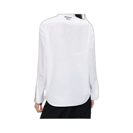 Logo Embroidered Long-Sleeve Shirt