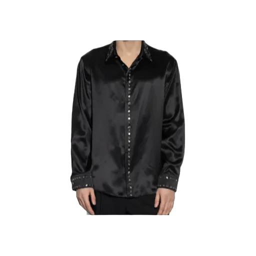 Versace Embellished Long-Sleeved Shirt