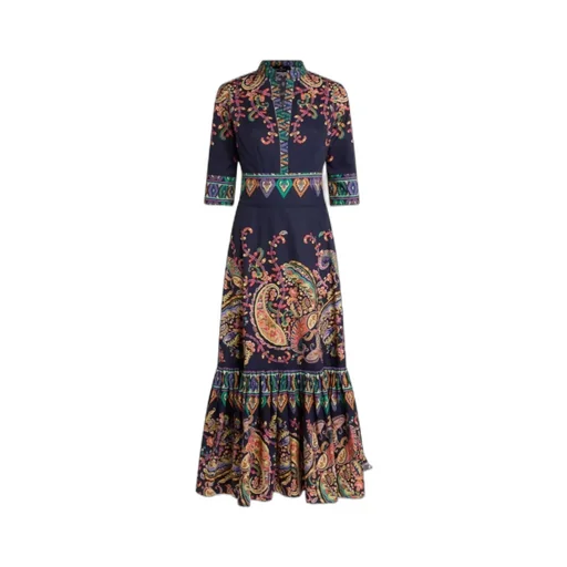 Etro Patterned Maxi Dress