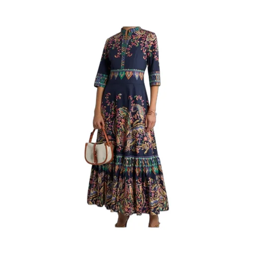 Etro Patterned Maxi Dress