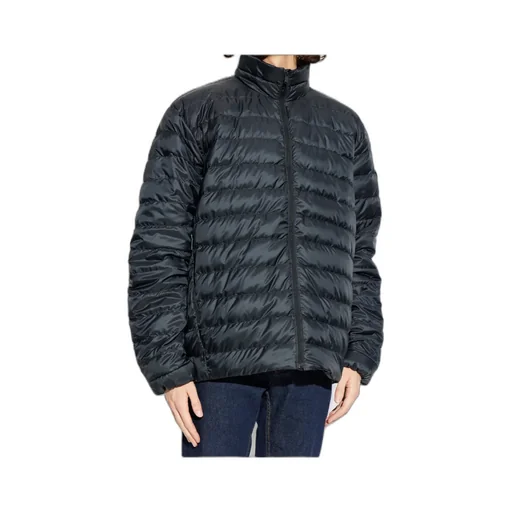 Stand-Collar Zippered Down Jacket