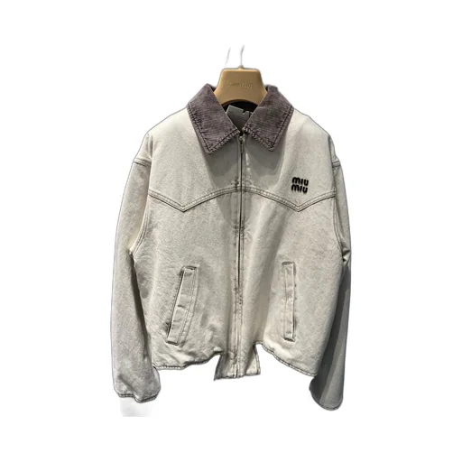 Denim Blouson Jacket