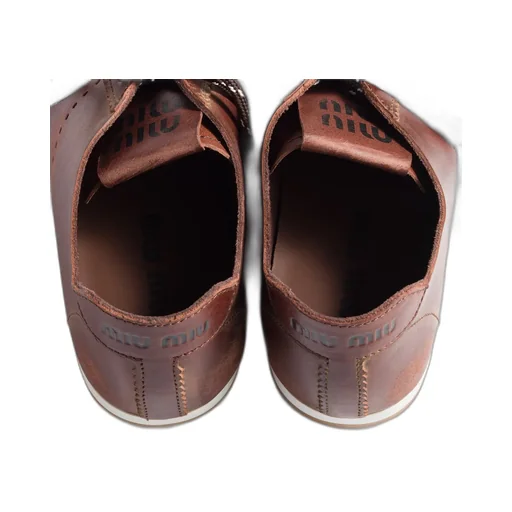 Plume Leather Sneakers