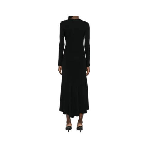 Long-Sleeve Midi Dress