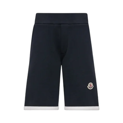 Logo Stretch Cotton Fleece Shorts