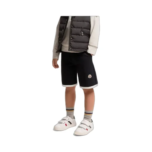 Logo Stretch Cotton Fleece Shorts