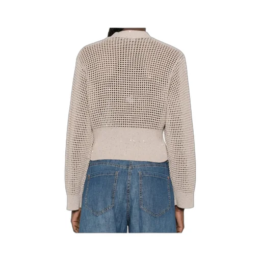 Sequin-Embellished Cardigan
