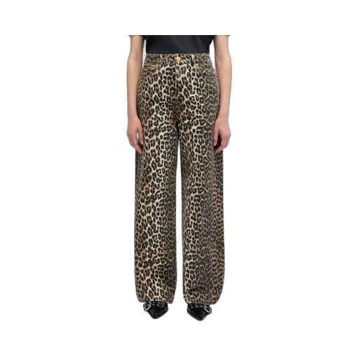 Leopard Printed Lari Jeans