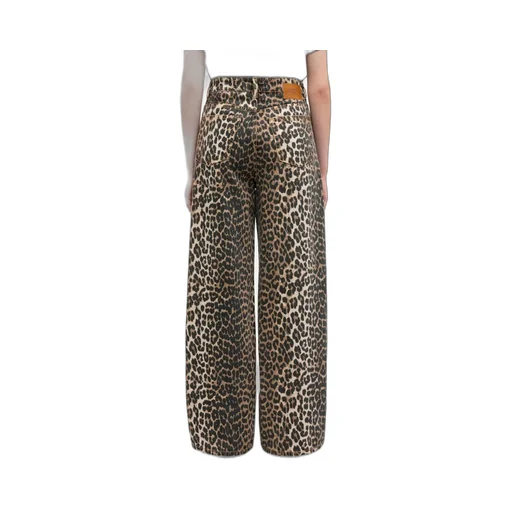 Leopard Printed Lari Jeans