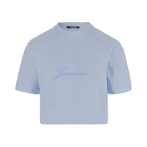 Jacquemus Logo Printed Cropped T-Shirt