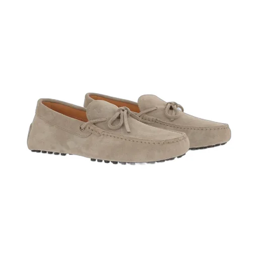 Tod's Logo Detailed Lace-Up Boat Shoes