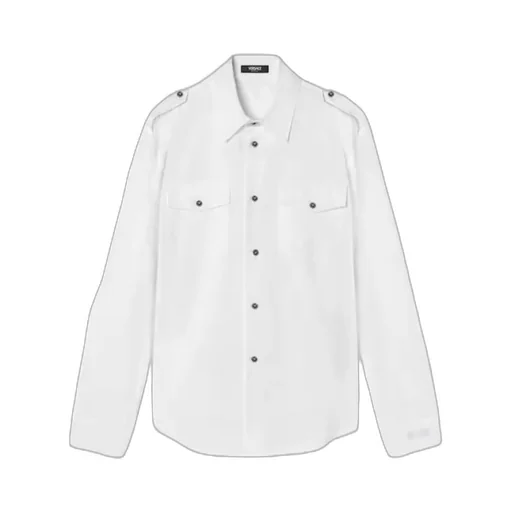Versace Long-Sleeved Button-Up Shirt