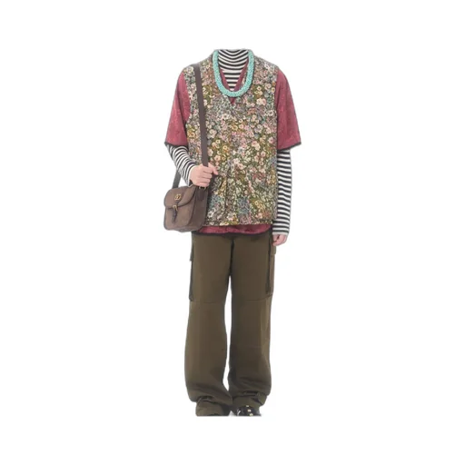 Valentino Viscose Bowling Shirt With Cherryfic Jacquard Pattern