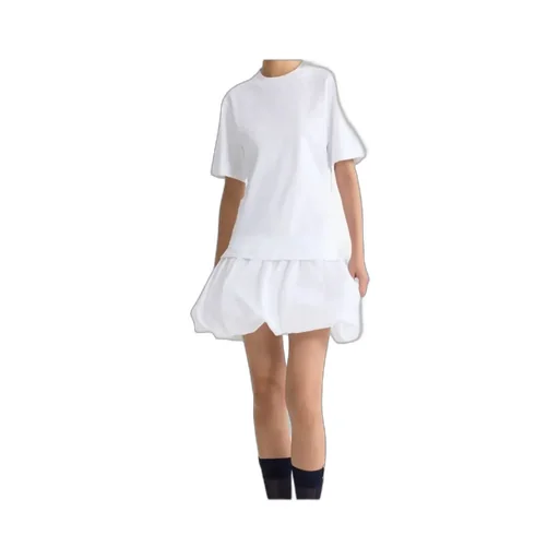 Short-Sleeves Mini Dress