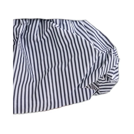Striped-Hem Mini Dress