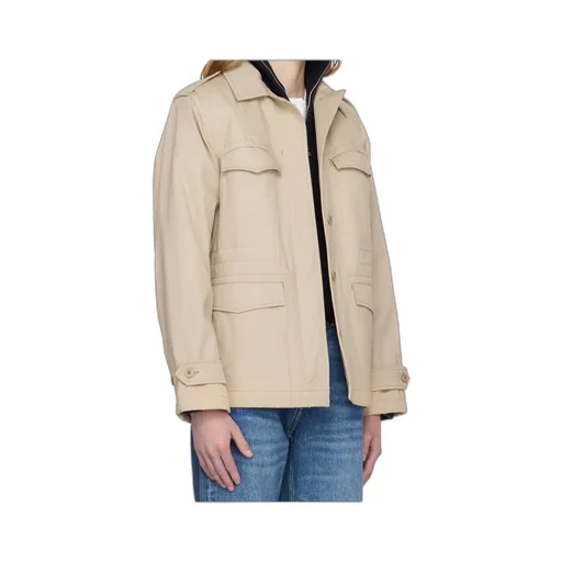 Long-Sleeved Collared Jacket