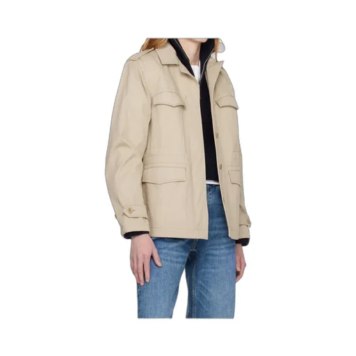 Long-Sleeved Collared Jacket
