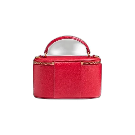 Vlogo Signature Mini Vanity Bag In Grainy Calfskin