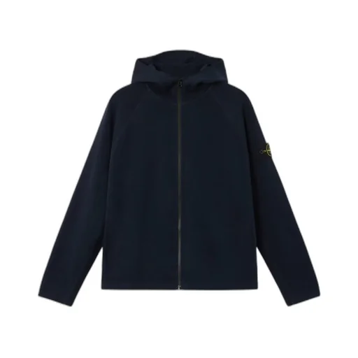 Loose-Fit Zip-Up Hooded Jumper With Raglan Sleeves