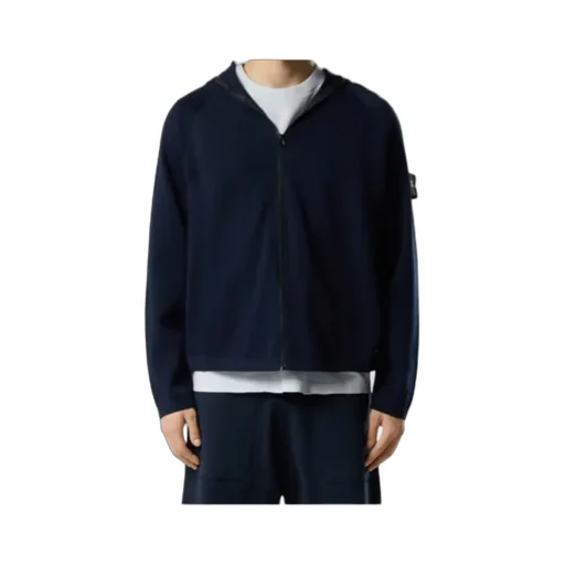 Loose-Fit Zip-Up Hooded Jumper With Raglan Sleeves