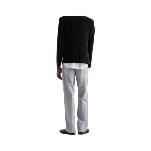 Five-Pocket Washed Denim Jeans