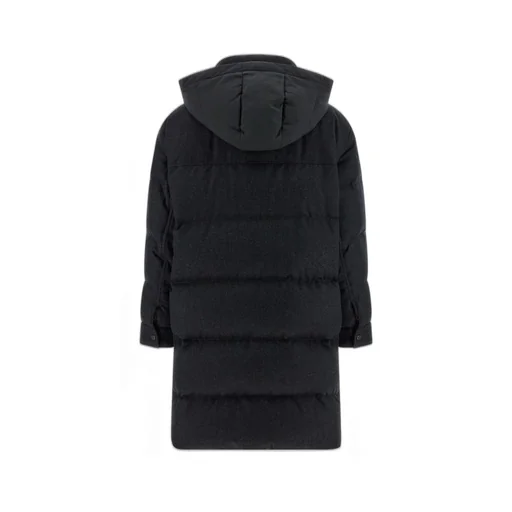 Brunello Cucinelli Long Quilted Down Jacket