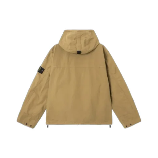 Hooded Jacket With Pigmented Resin
