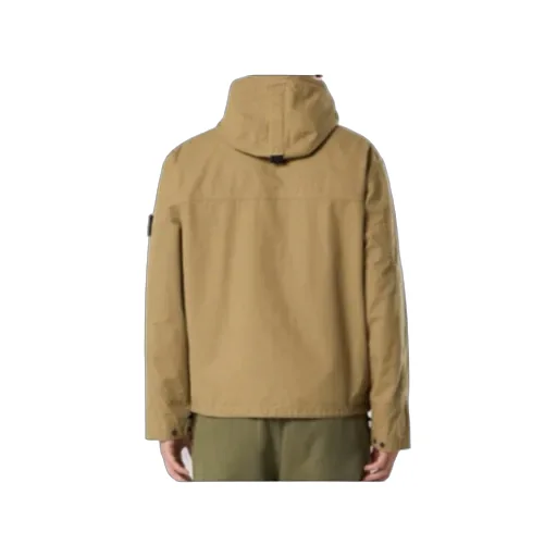Hooded Jacket With Pigmented Resin